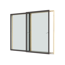 Sliding casement door, 1-leaf, with 70mm threshold